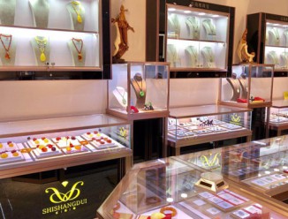 阿克苏珠宝展柜厂家做的珠宝店背柜尺寸是多少